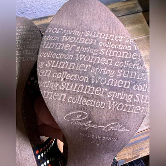 PENELOPE CHILVERS European Heels. Womens Multicolored High Heeled Strap Sandals - Picture 7 of 12